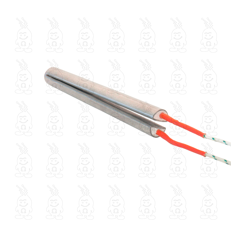Cartucho Fendilhado Resistência Elétrica de Inserção para Moldes, Matrizes e Manifolds