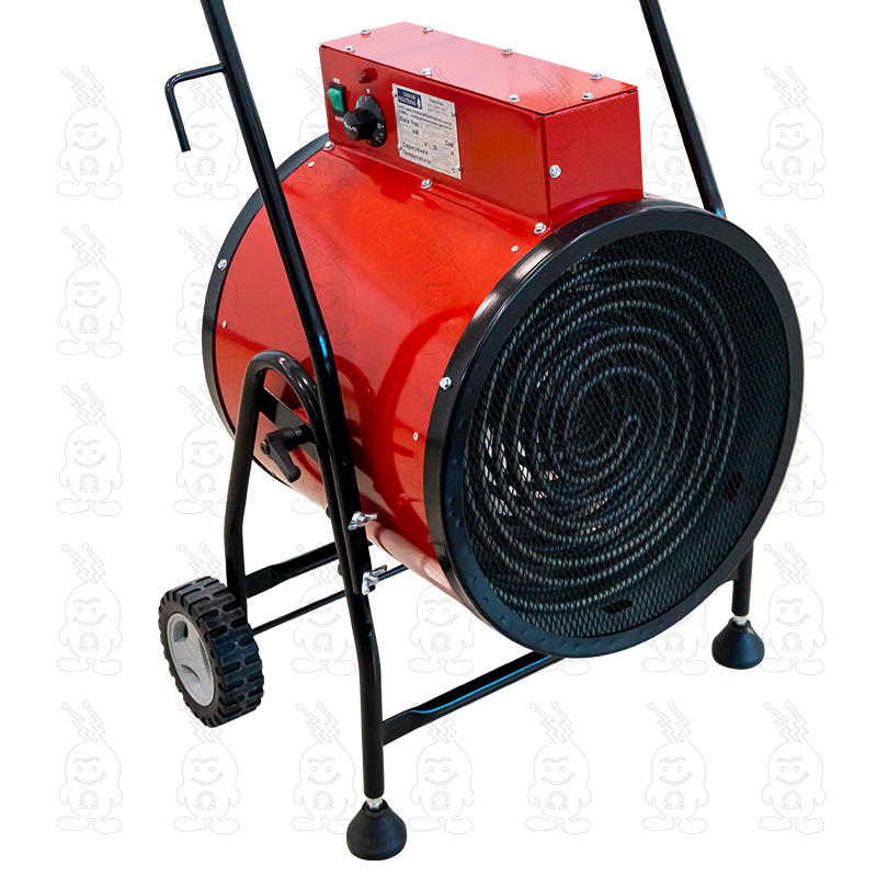 AQUECEDOR INDUSTRIAL DE AMBIENTES AT15000 15KW 380V TRIFÁSICO Ventilador de Ar Quente
