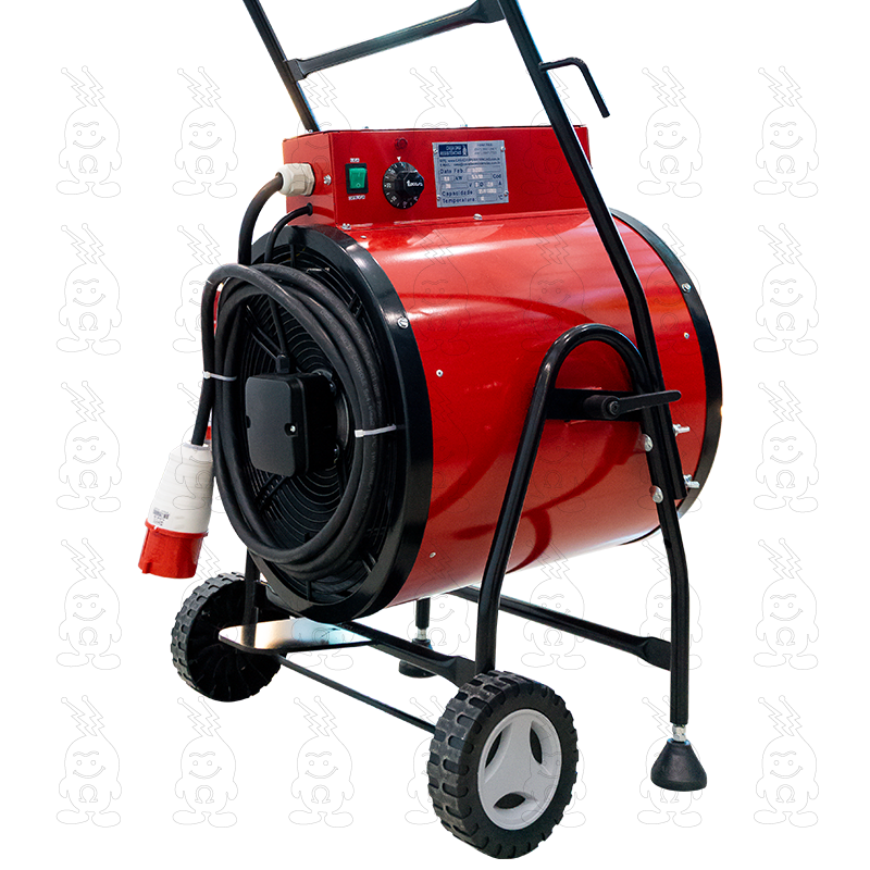 AQUECEDOR INDUSTRIAL DE AMBIENTES AT15000 15KW 380V TRIFÁSICO Ventilador de Ar Quente