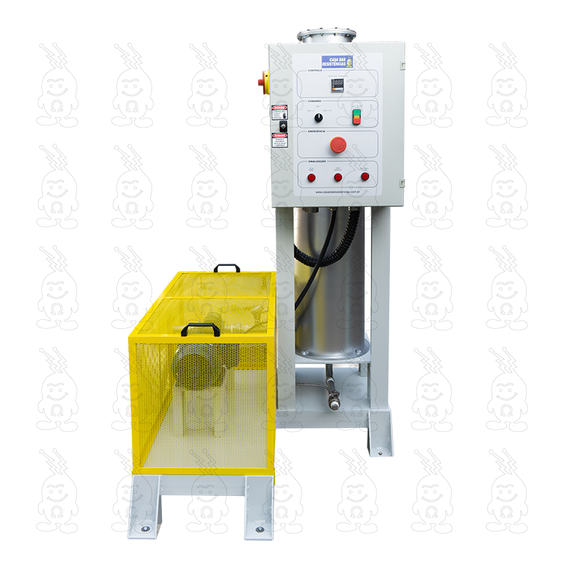 AQUECEDOR DE PASSAGEM PARA FLUÍDOS VISCOSOS 60kW 380V Aquecedor Industrial de Passagem para Fluídos Viscosos 60kW 380V