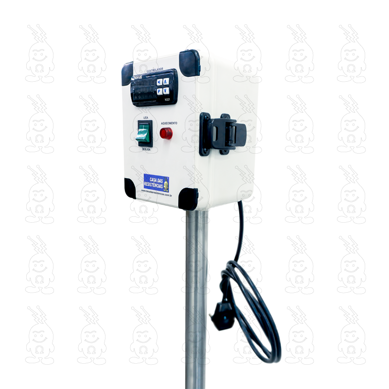 AQUECEDOR DE IMERSÃO PARA DESCRISTALIZAÇÃO DE MEL HOTMEL Ø530 X 900mm 3000W 230V AQUECEDOR DE IMERSÃO PARA DESCRISTALIZAÇÃO DE MEL HOTMEL Ø530 X 900mm 3000W 230V