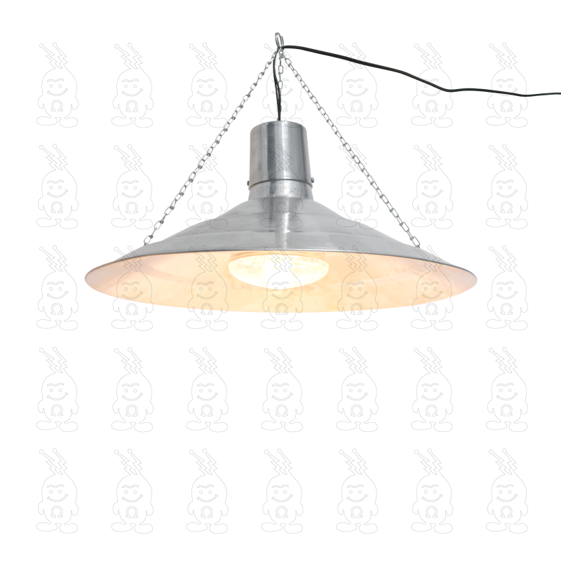 AQUECEDOR CAMPÂNULA REFLETORA PARA CRIAÇÃO DE SUÍNOS Ø450 X 150mm 175W 230V LÂMPADA BRANCA